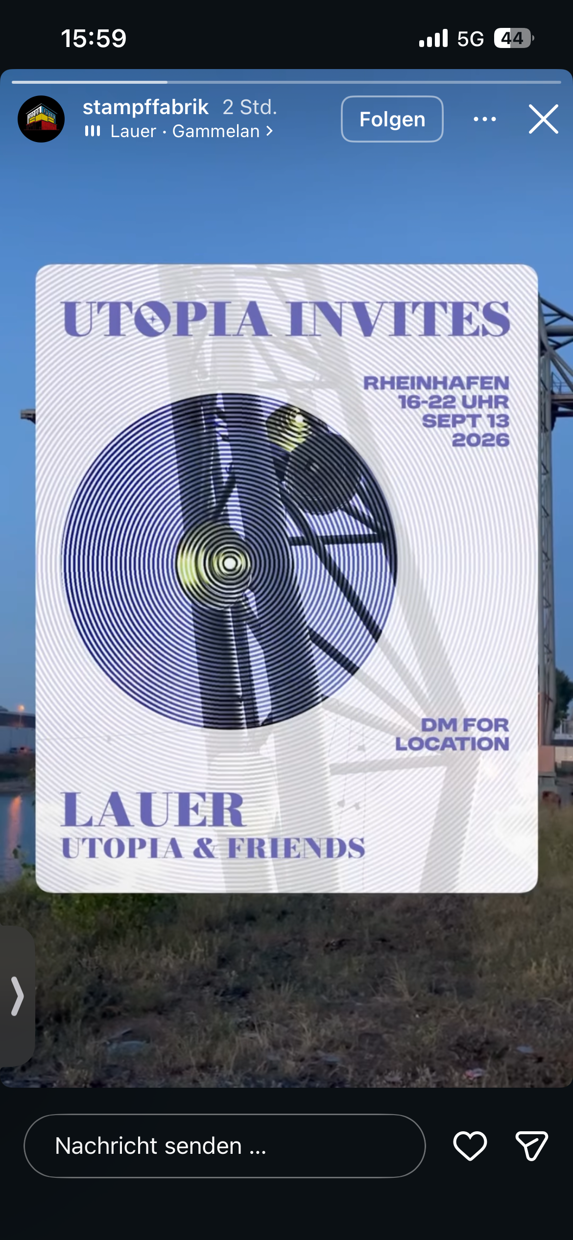 Rave am Rheinhafen