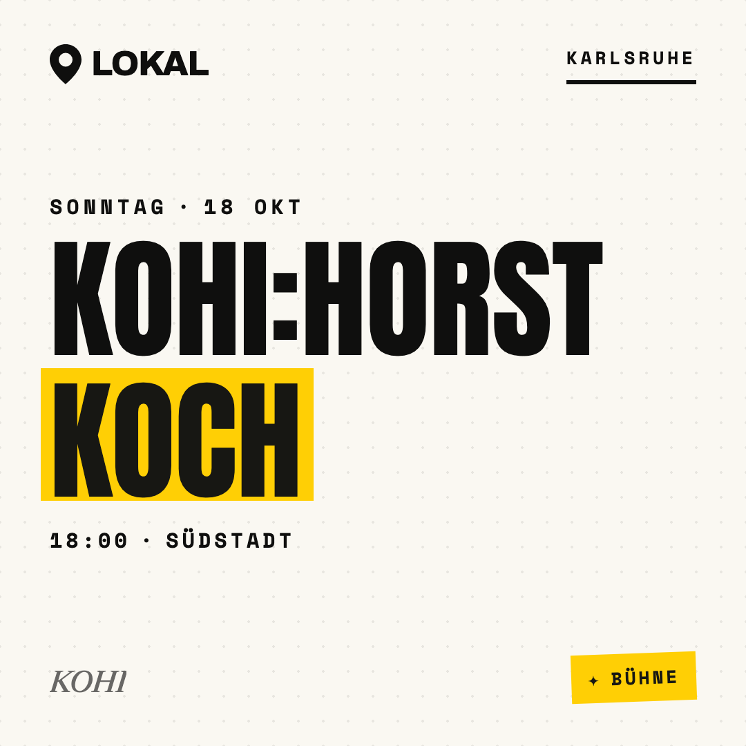 KOHI:Horst Koch