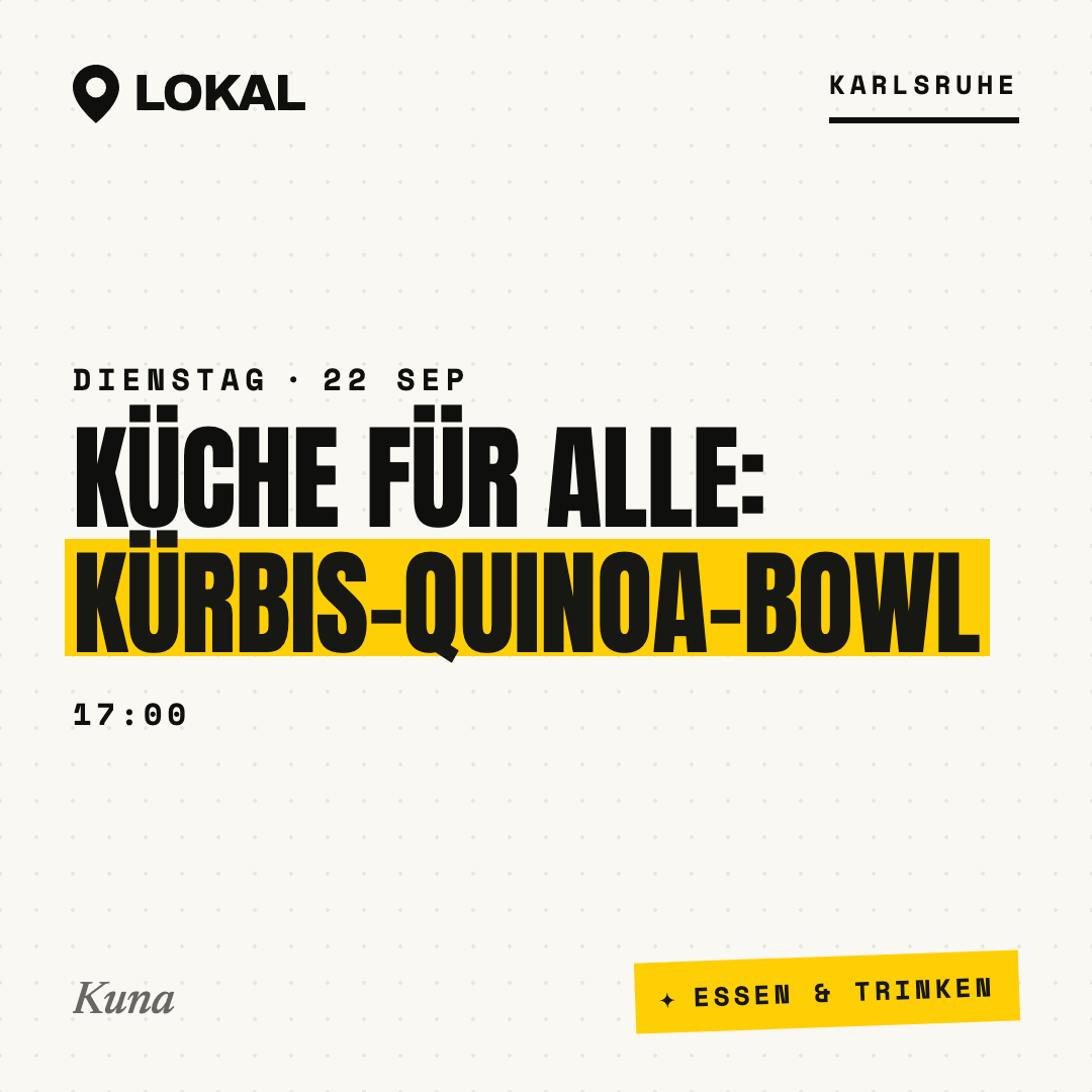 Küche für Alle: Kürbis-Quinoa-Bowl