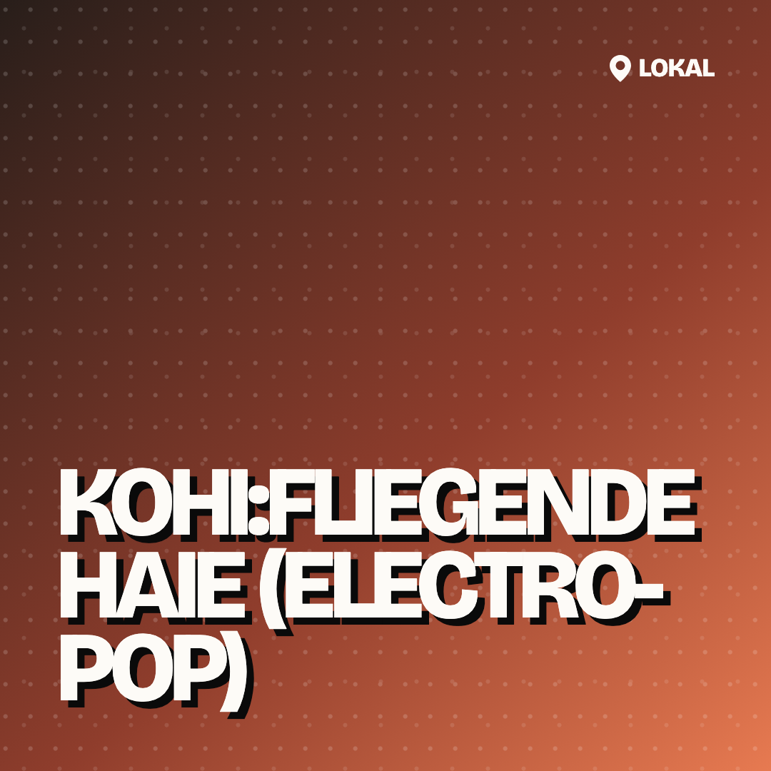 KOHI:FLIEGENDE HAIE (ELECTRO-POP)