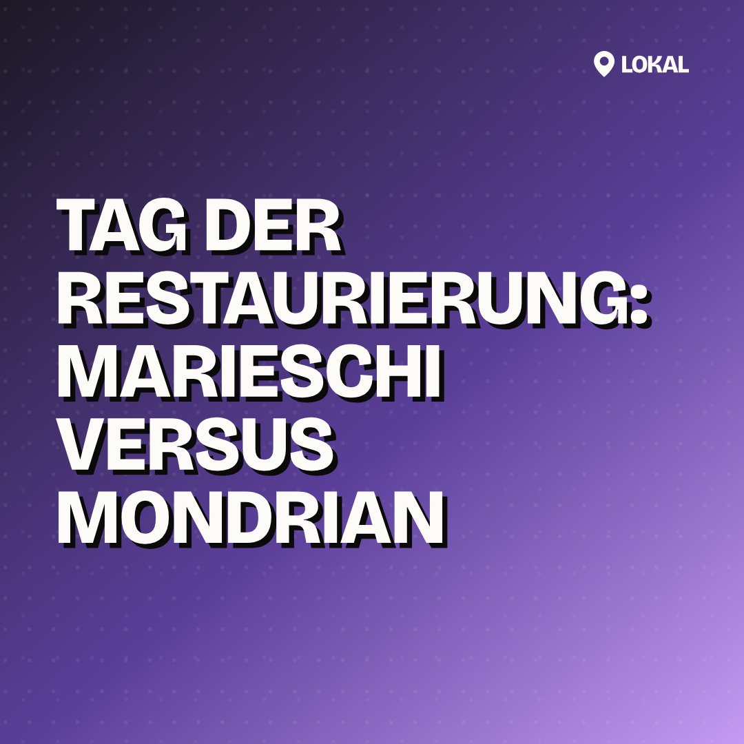 Tag der Restaurierung: Marieschi versus Mondrian