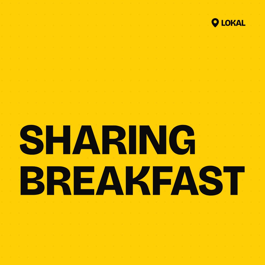 Sharing breakfast