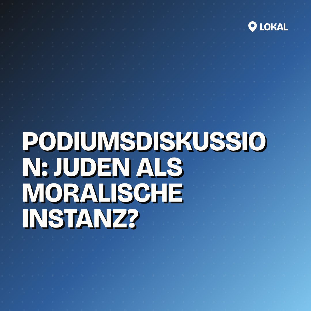 Podiumsdiskussion: Juden als moralische Instanz?