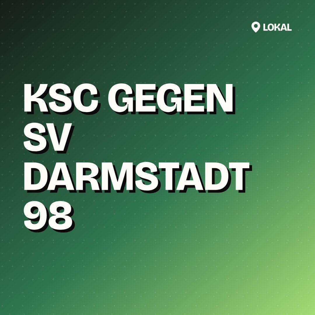 KSC gegen SV Darmstadt 98