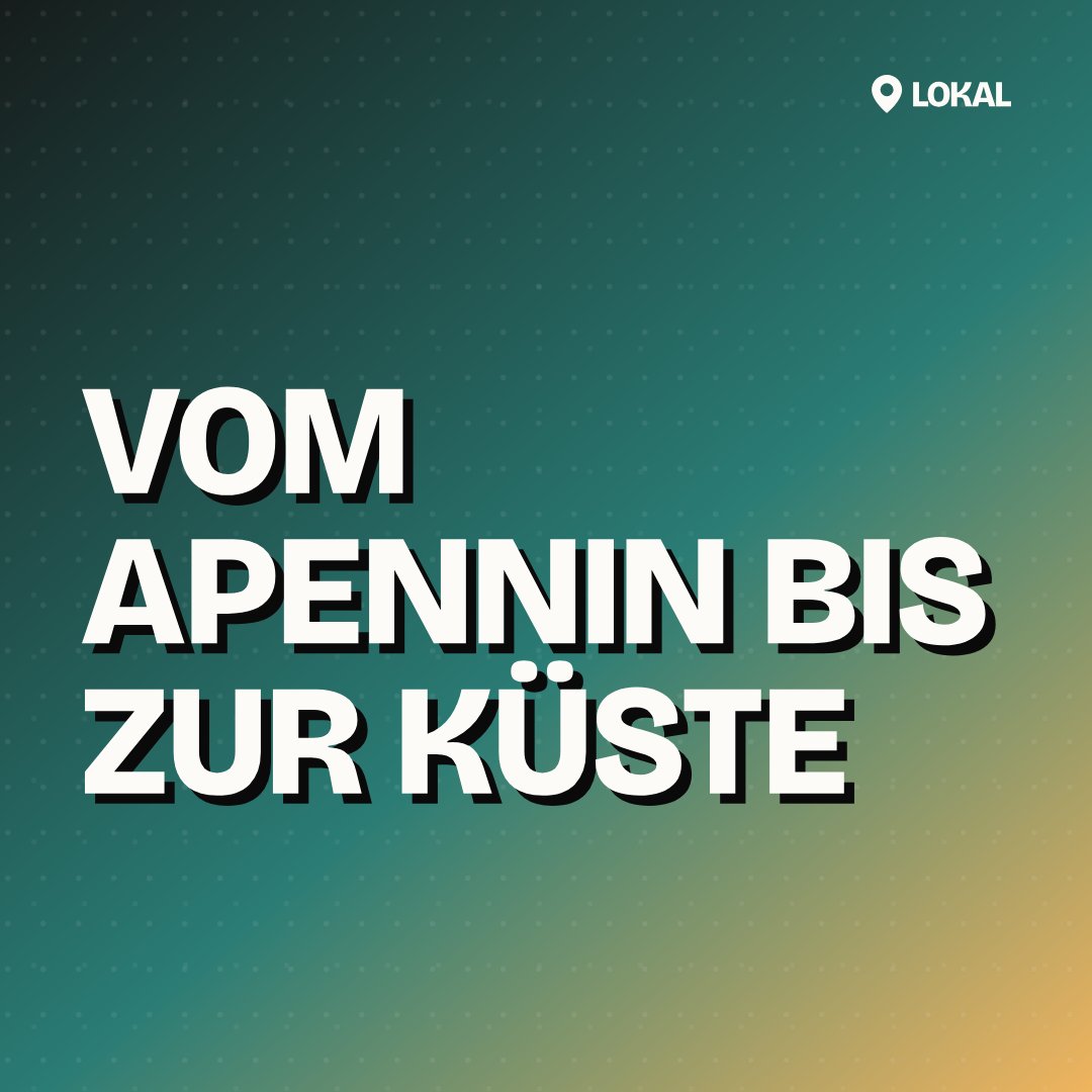 Vom Apennin bis zur Küste