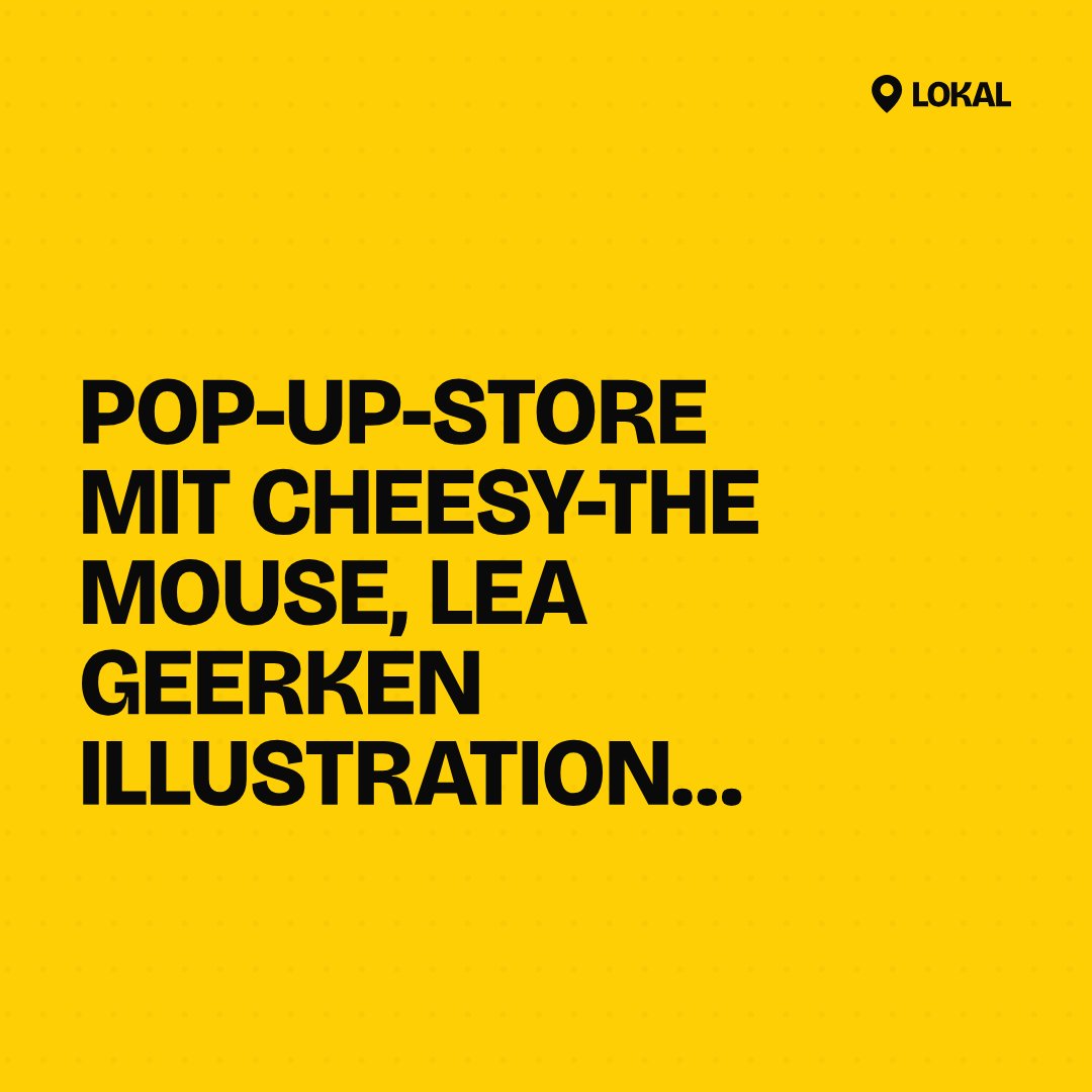 Pop-Up-Store mit Cheesy-The Mouse, Lea Geerken Illustration und PrideHEROES (Tag 3)