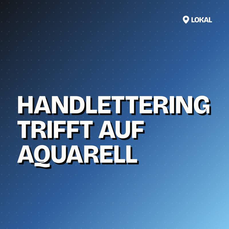 Cover: Handlettering trifft auf Aquarell