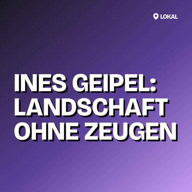Cover: Ines Geipel: Landschaft ohne Zeugen