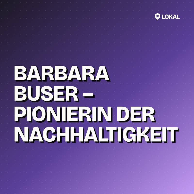 Cover: Barbara Buser – Pionierin der Nachhaltigkeit