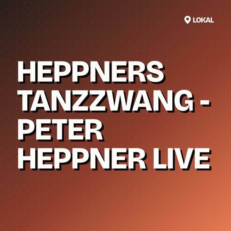 Cover: Heppners Tanzzwang - Peter Heppner live