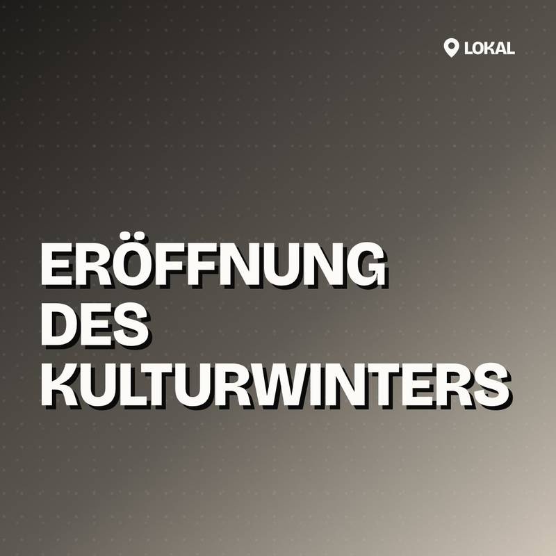 Cover: Eröffnung des Kulturwinters