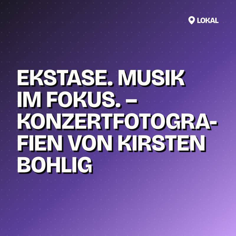 Cover: Ekstase. Musik im Fokus. – Konzertfotografien von Kirsten Bohlig