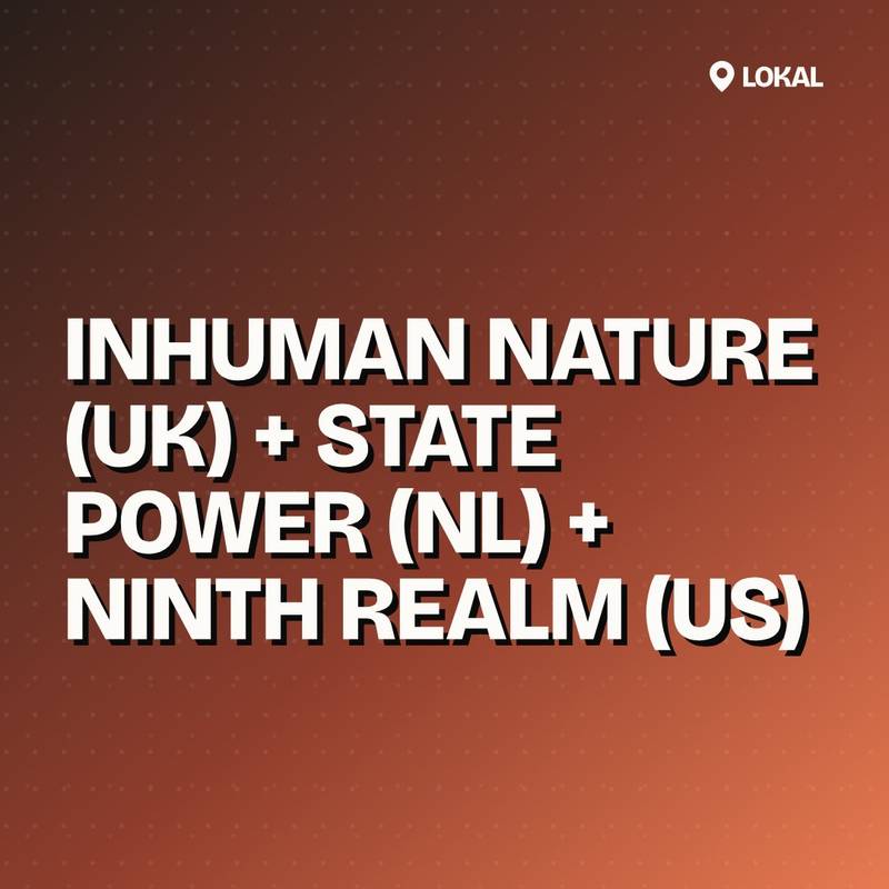 Cover: INHUMAN NATURE (UK) + STATE POWER (NL) + NINTH REALM (US)