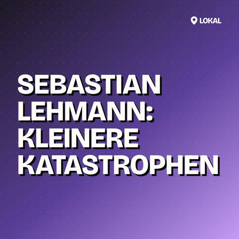 Cover: Sebastian Lehmann: Kleinere Katastrophen