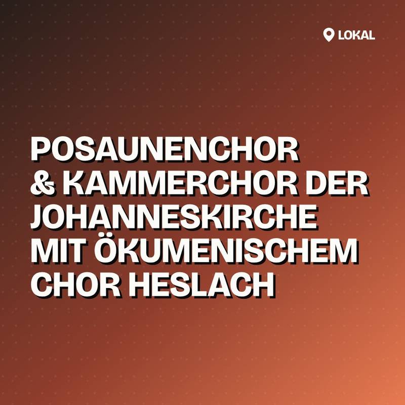 Cover: Posaunenchor & Kammerchor der Johanneskirche mit Ökumenischem Chor Heslach