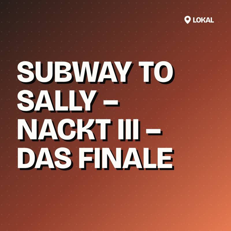 Cover: SUBWAY TO SALLY – Nackt III – Das Finale